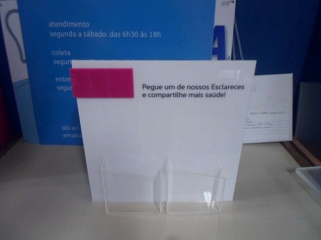 Display acrilico personalizado