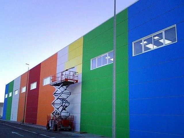 Fábrica de pinturas fachadas