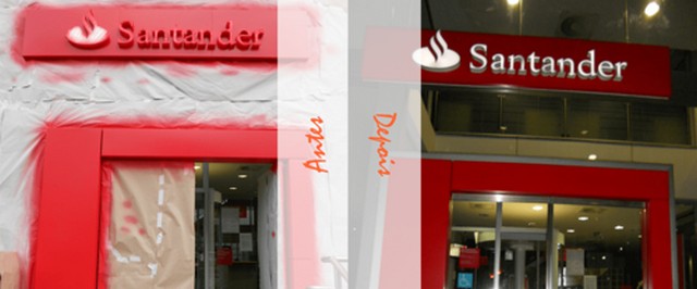 Manutenção de fachadas luminosas